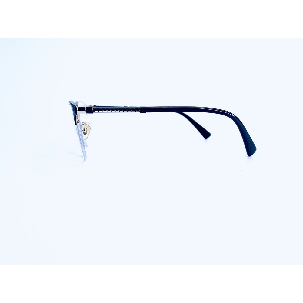 Versace Gold & Black Cat Eye Half Rim Glasses Italy MOD 1247 1252 52 17 140 - Picture 3 of 9